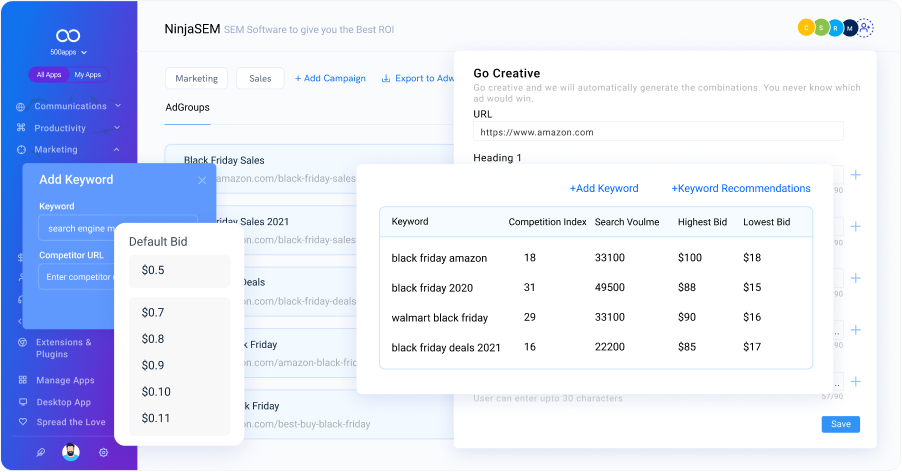 pay per click leave note